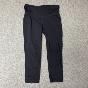 Athleta black cropped‎ leggings small